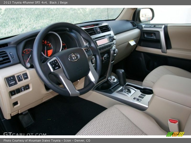 Black / Beige 2013 Toyota 4Runner SR5 4x4