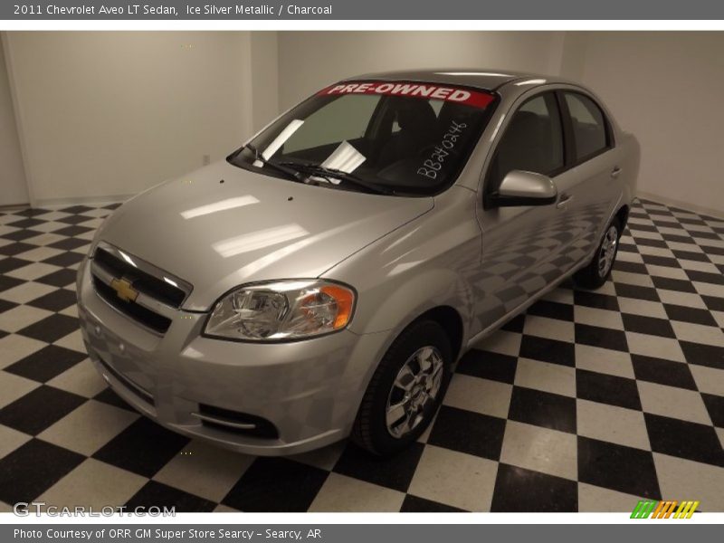 Ice Silver Metallic / Charcoal 2011 Chevrolet Aveo LT Sedan