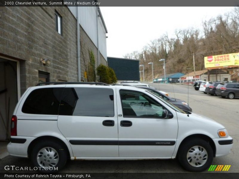 Summit White / Medium Gray 2003 Chevrolet Venture
