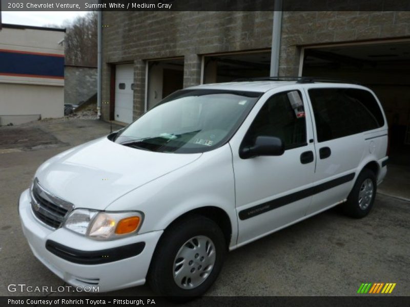 Summit White / Medium Gray 2003 Chevrolet Venture
