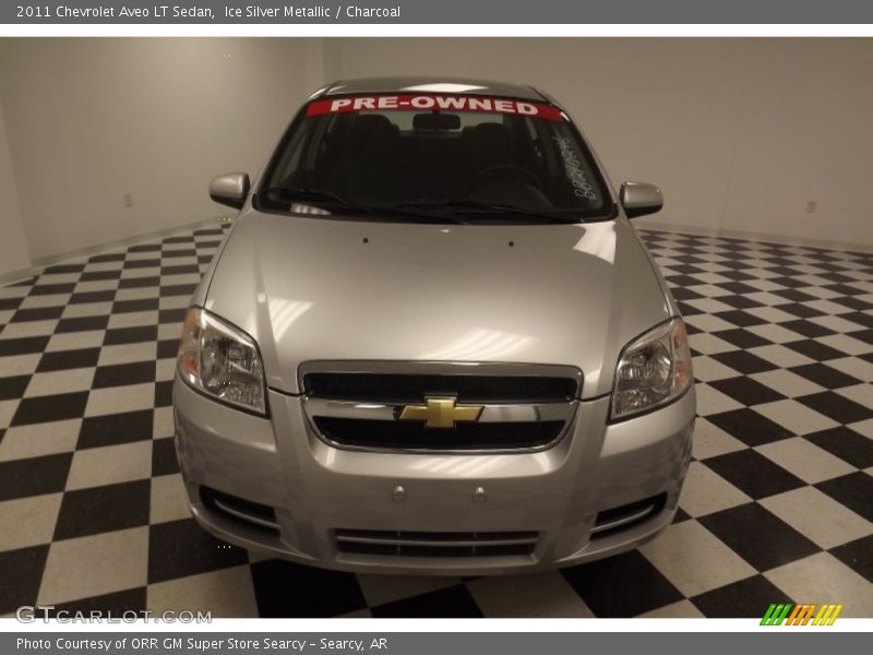 Ice Silver Metallic / Charcoal 2011 Chevrolet Aveo LT Sedan