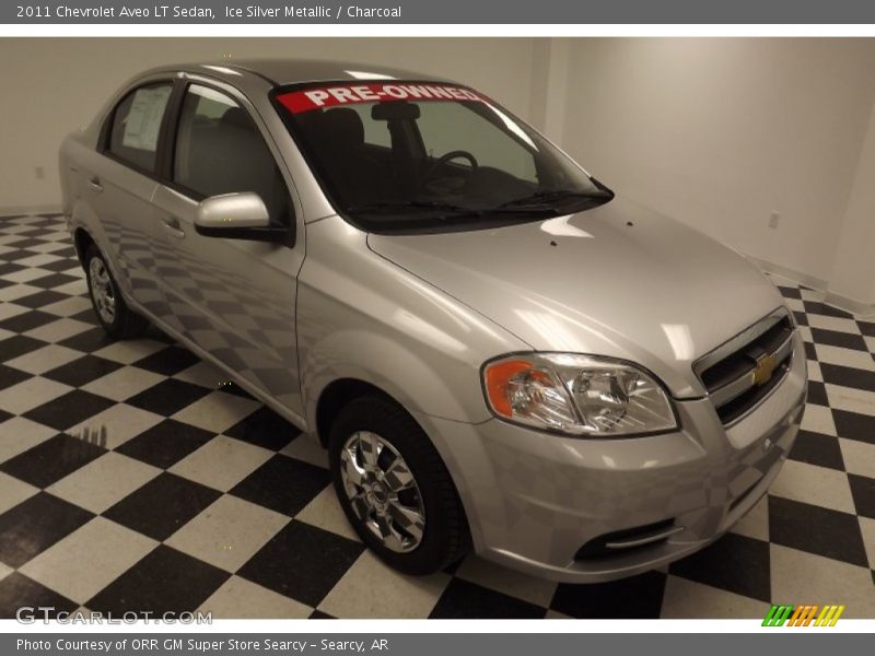 Ice Silver Metallic / Charcoal 2011 Chevrolet Aveo LT Sedan