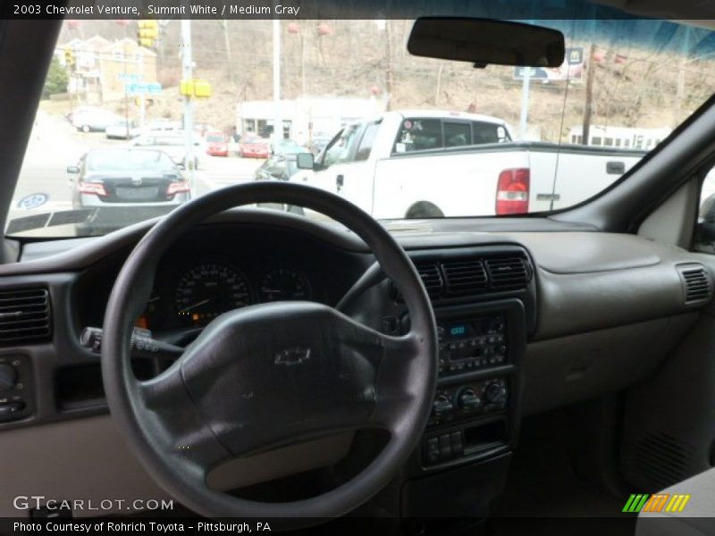 Summit White / Medium Gray 2003 Chevrolet Venture
