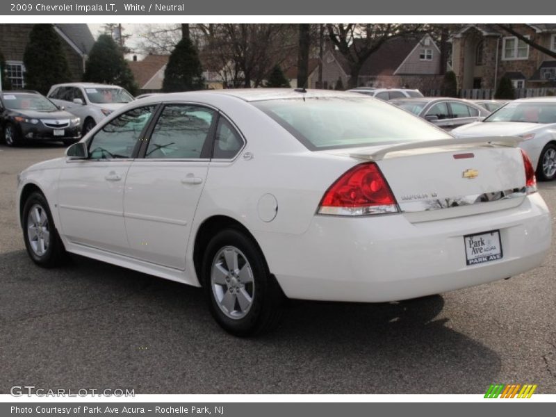 White / Neutral 2009 Chevrolet Impala LT