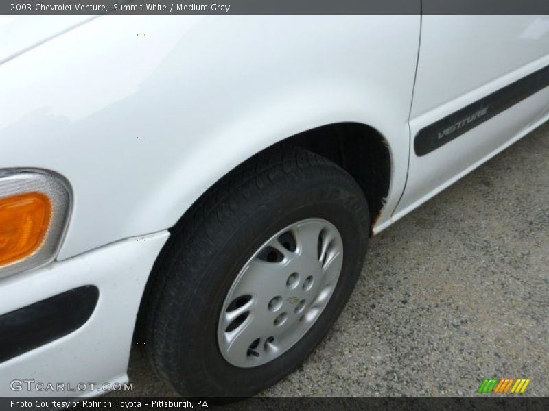 Summit White / Medium Gray 2003 Chevrolet Venture