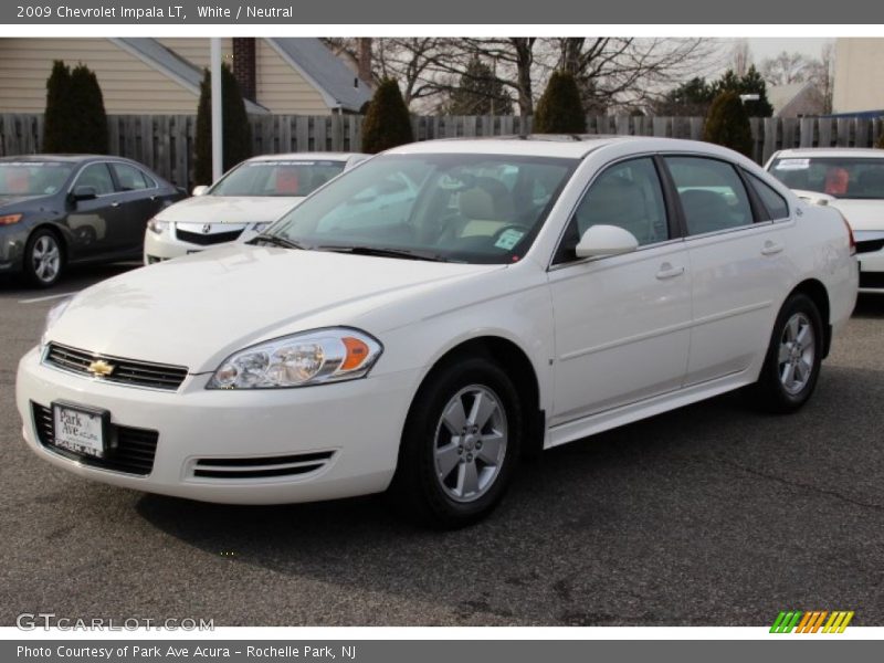 White / Neutral 2009 Chevrolet Impala LT