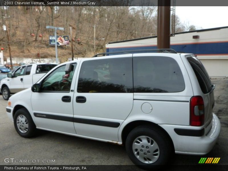Summit White / Medium Gray 2003 Chevrolet Venture