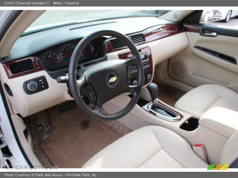 White / Neutral 2009 Chevrolet Impala LT