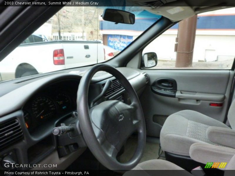Summit White / Medium Gray 2003 Chevrolet Venture