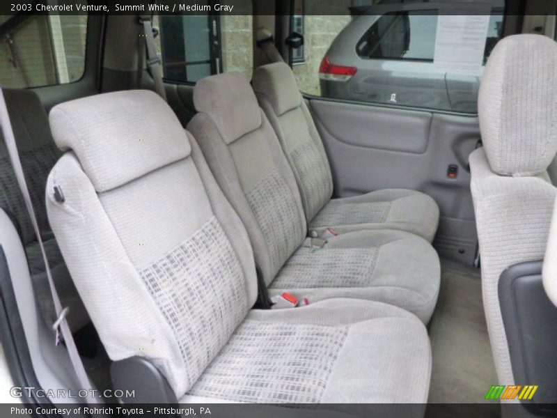 Rear Seat of 2003 Venture 