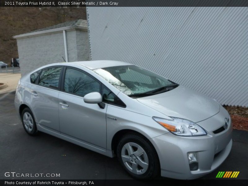 Classic Silver Metallic / Dark Gray 2011 Toyota Prius Hybrid II