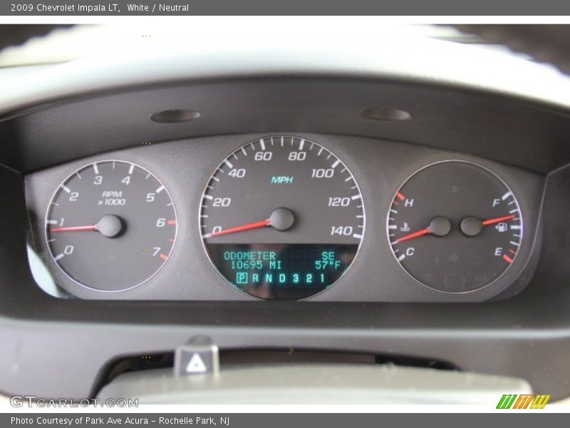 White / Neutral 2009 Chevrolet Impala LT
