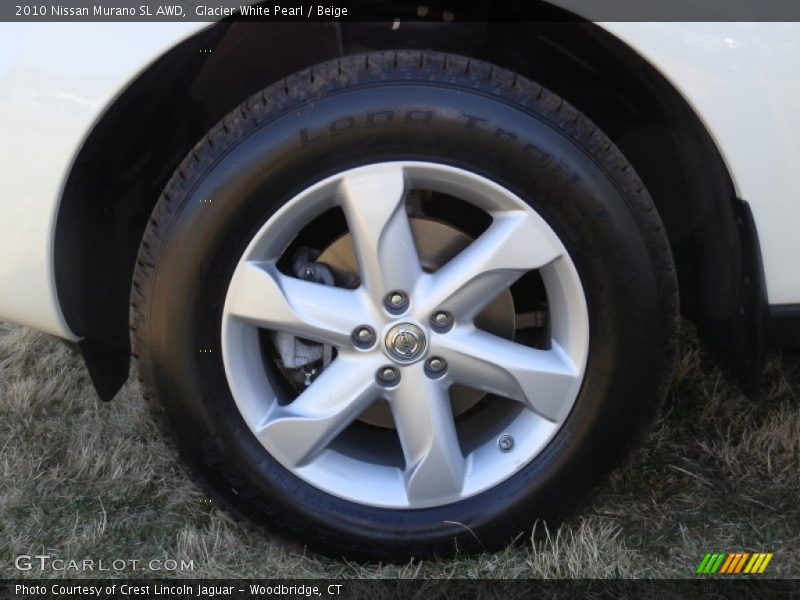 Glacier White Pearl / Beige 2010 Nissan Murano SL AWD