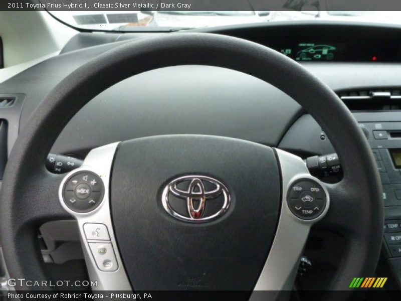 Classic Silver Metallic / Dark Gray 2011 Toyota Prius Hybrid II