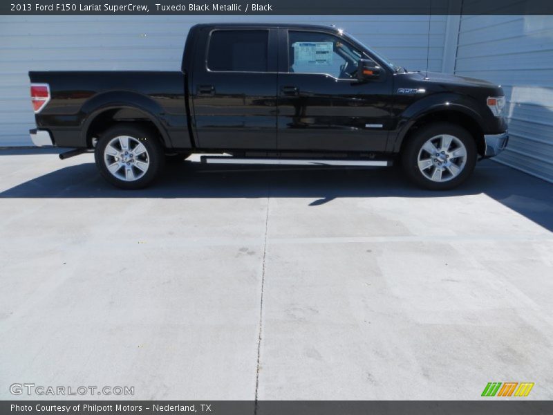 Tuxedo Black Metallic / Black 2013 Ford F150 Lariat SuperCrew