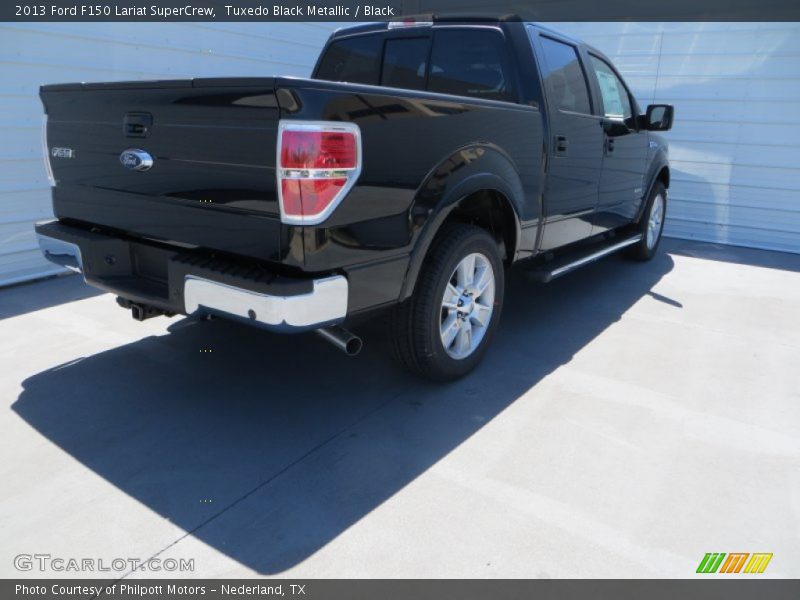 Tuxedo Black Metallic / Black 2013 Ford F150 Lariat SuperCrew