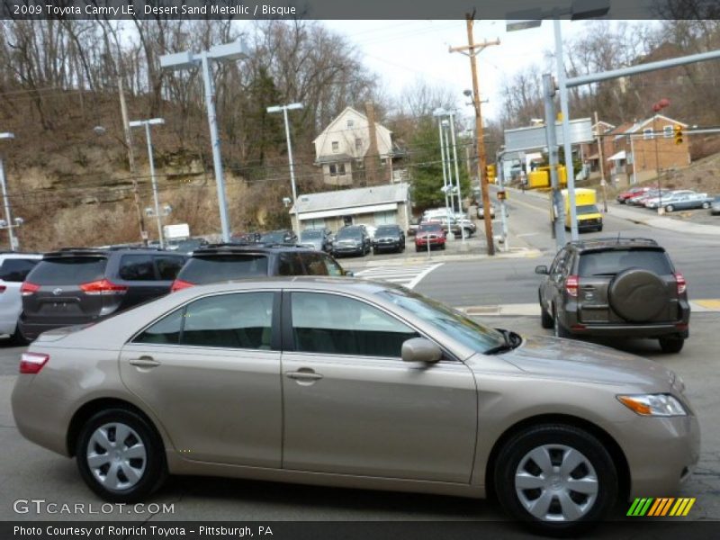 Desert Sand Metallic / Bisque 2009 Toyota Camry LE