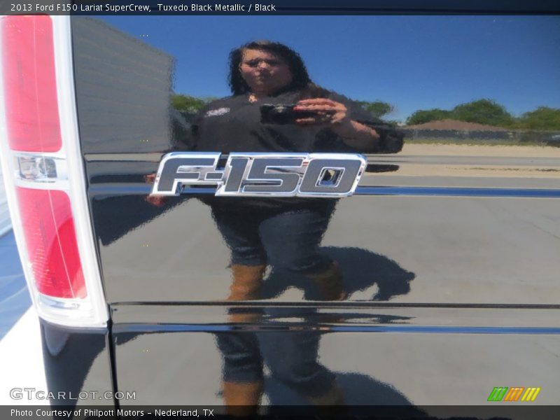 Tuxedo Black Metallic / Black 2013 Ford F150 Lariat SuperCrew