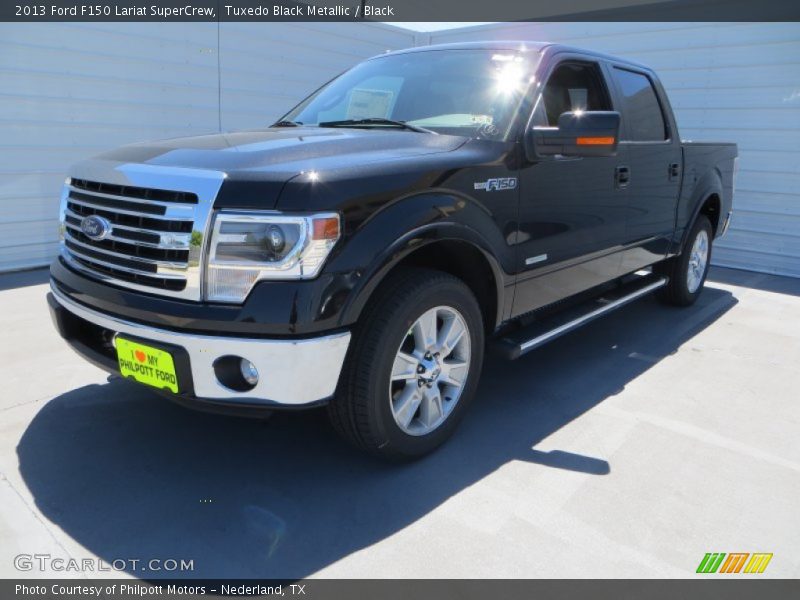 Tuxedo Black Metallic / Black 2013 Ford F150 Lariat SuperCrew