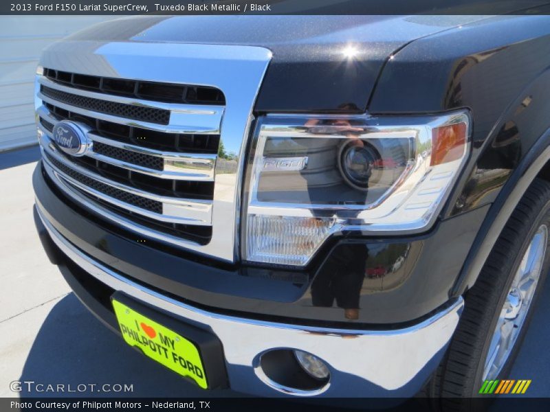Tuxedo Black Metallic / Black 2013 Ford F150 Lariat SuperCrew