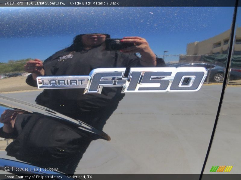 Tuxedo Black Metallic / Black 2013 Ford F150 Lariat SuperCrew