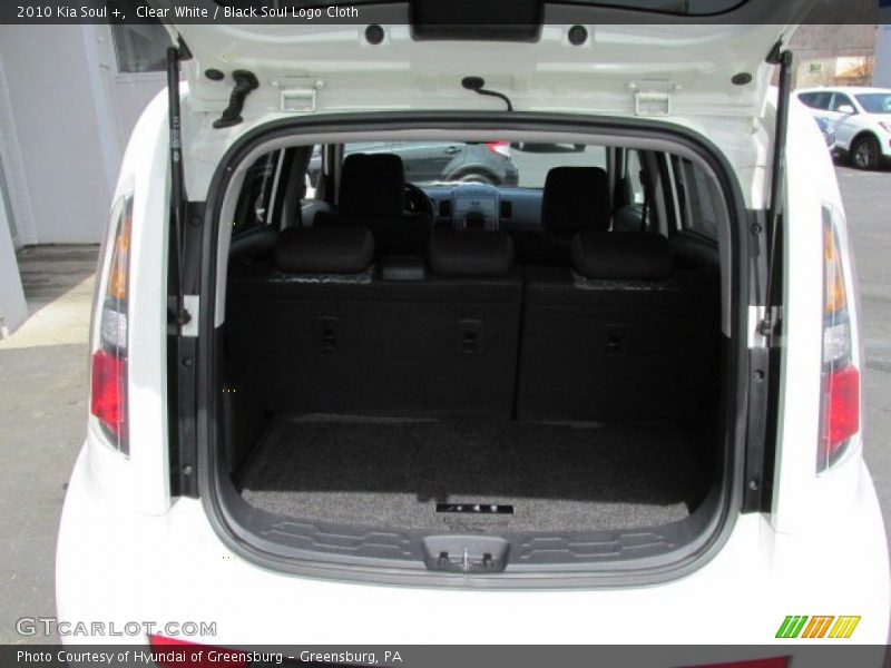Clear White / Black Soul Logo Cloth 2010 Kia Soul +
