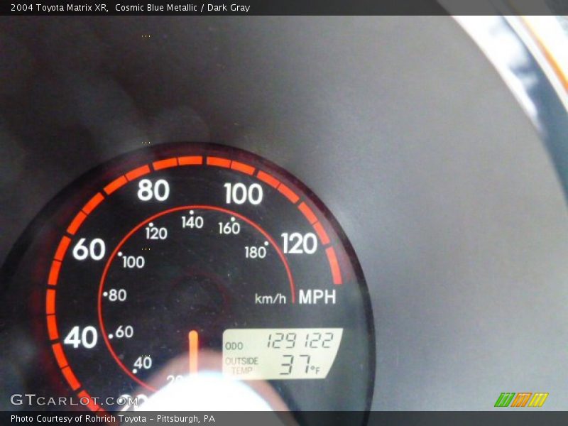 Cosmic Blue Metallic / Dark Gray 2004 Toyota Matrix XR