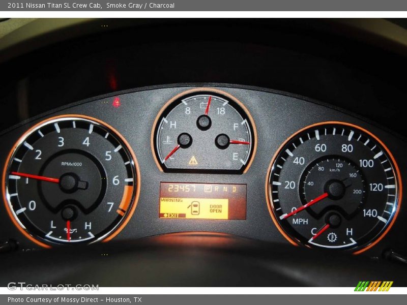 Smoke Gray / Charcoal 2011 Nissan Titan SL Crew Cab