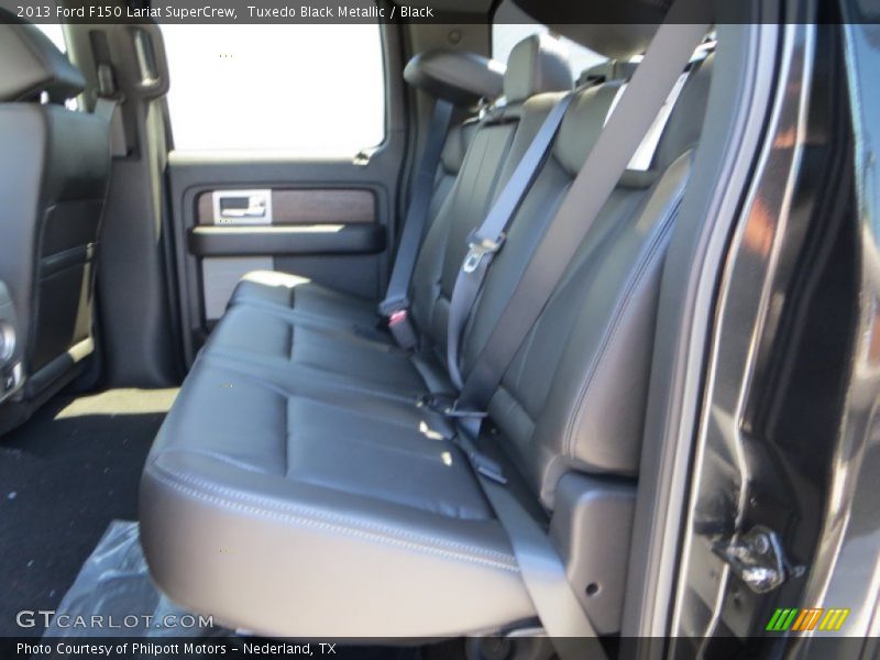 Tuxedo Black Metallic / Black 2013 Ford F150 Lariat SuperCrew