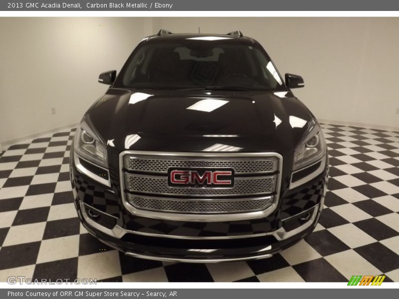 Carbon Black Metallic / Ebony 2013 GMC Acadia Denali