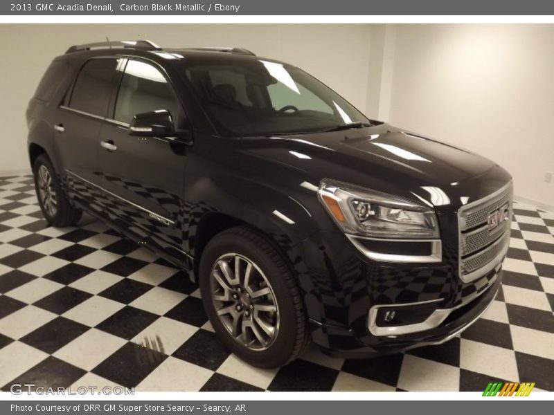 Carbon Black Metallic / Ebony 2013 GMC Acadia Denali