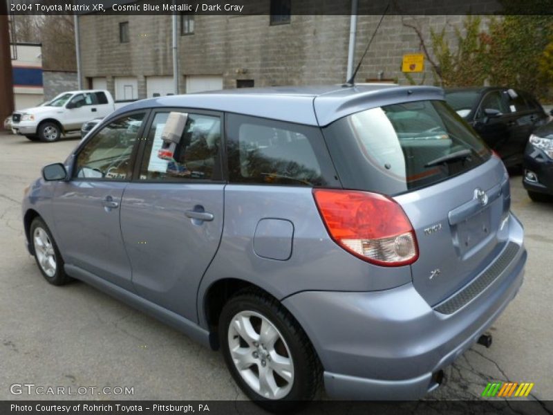 Cosmic Blue Metallic / Dark Gray 2004 Toyota Matrix XR