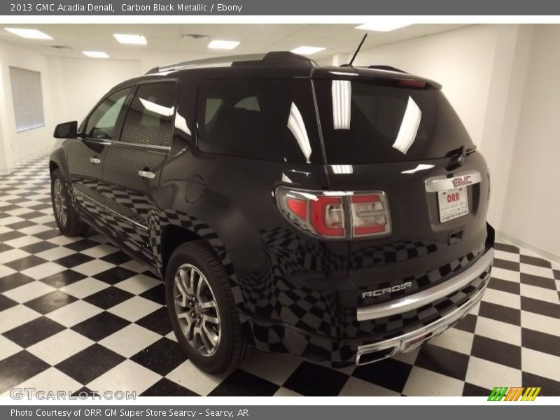 Carbon Black Metallic / Ebony 2013 GMC Acadia Denali