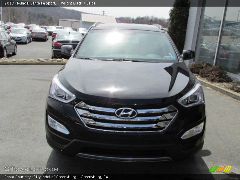 Twilight Black / Beige 2013 Hyundai Santa Fe Sport