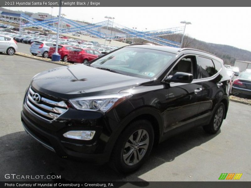 Twilight Black / Beige 2013 Hyundai Santa Fe Sport
