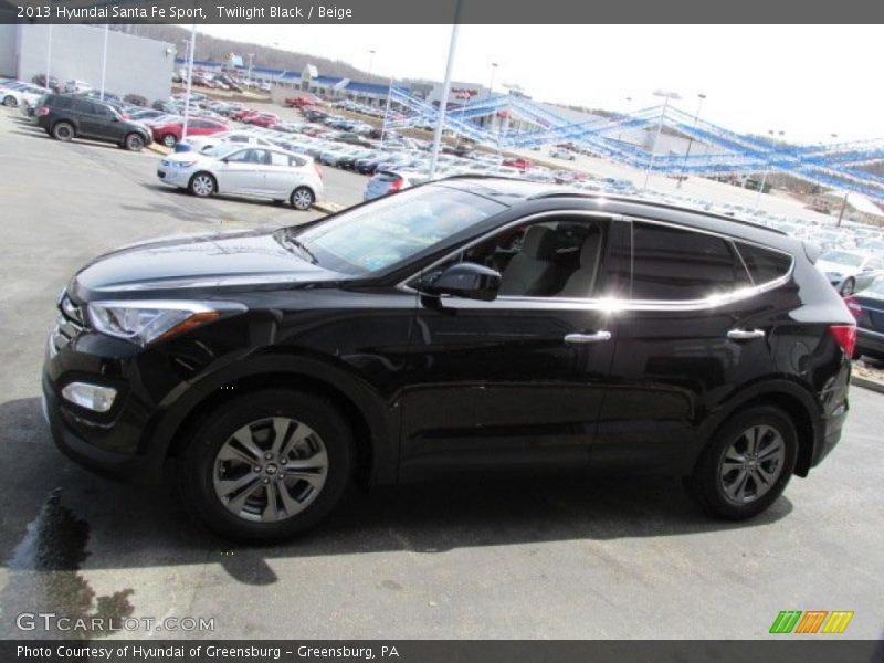 Twilight Black / Beige 2013 Hyundai Santa Fe Sport