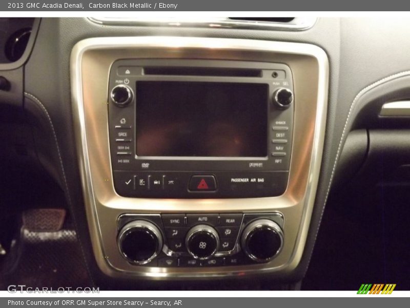 Carbon Black Metallic / Ebony 2013 GMC Acadia Denali