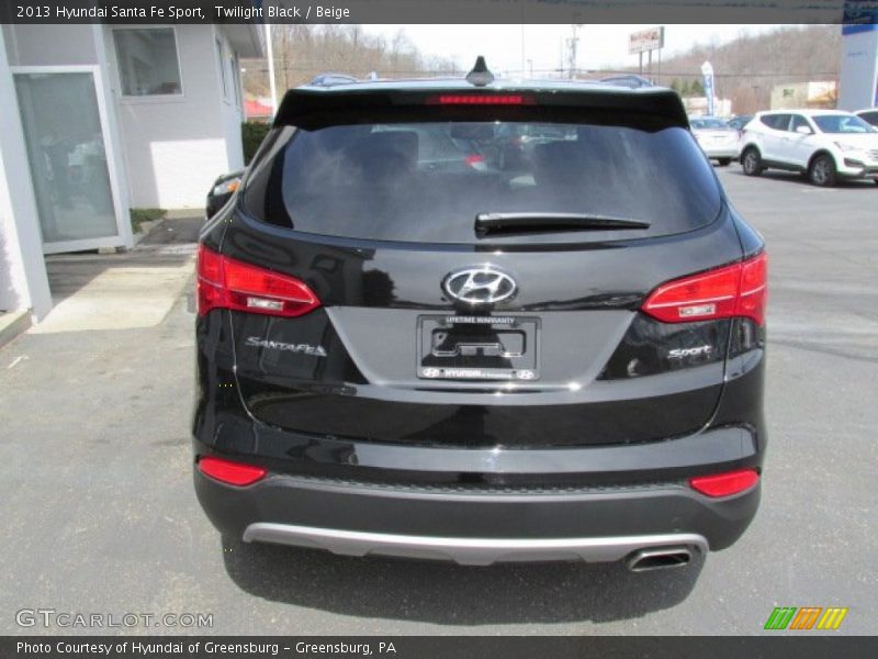Twilight Black / Beige 2013 Hyundai Santa Fe Sport