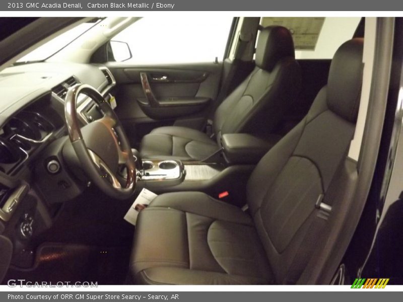 Carbon Black Metallic / Ebony 2013 GMC Acadia Denali
