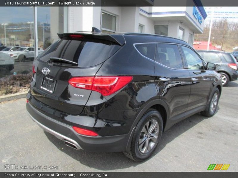 Twilight Black / Beige 2013 Hyundai Santa Fe Sport