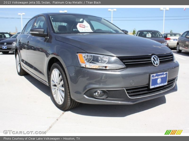 Platinum Gray Metallic / Titan Black 2013 Volkswagen Jetta SEL Sedan