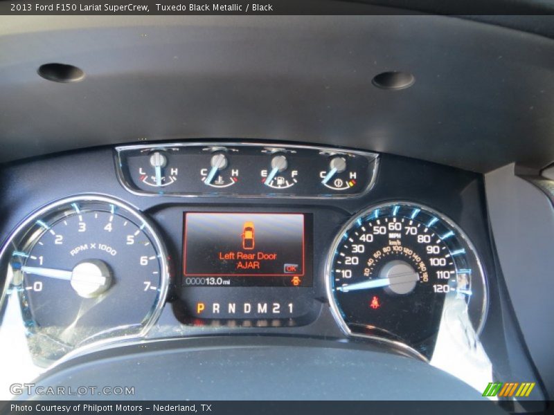Tuxedo Black Metallic / Black 2013 Ford F150 Lariat SuperCrew