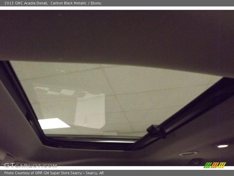 Carbon Black Metallic / Ebony 2013 GMC Acadia Denali