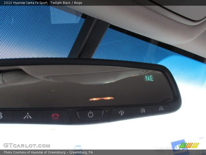 Twilight Black / Beige 2013 Hyundai Santa Fe Sport