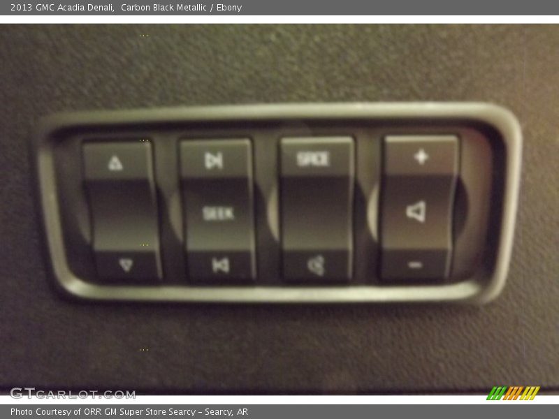 Carbon Black Metallic / Ebony 2013 GMC Acadia Denali