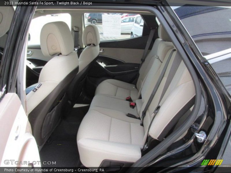 Twilight Black / Beige 2013 Hyundai Santa Fe Sport