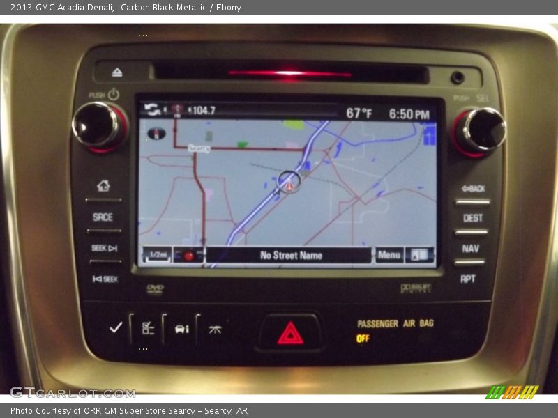 Carbon Black Metallic / Ebony 2013 GMC Acadia Denali