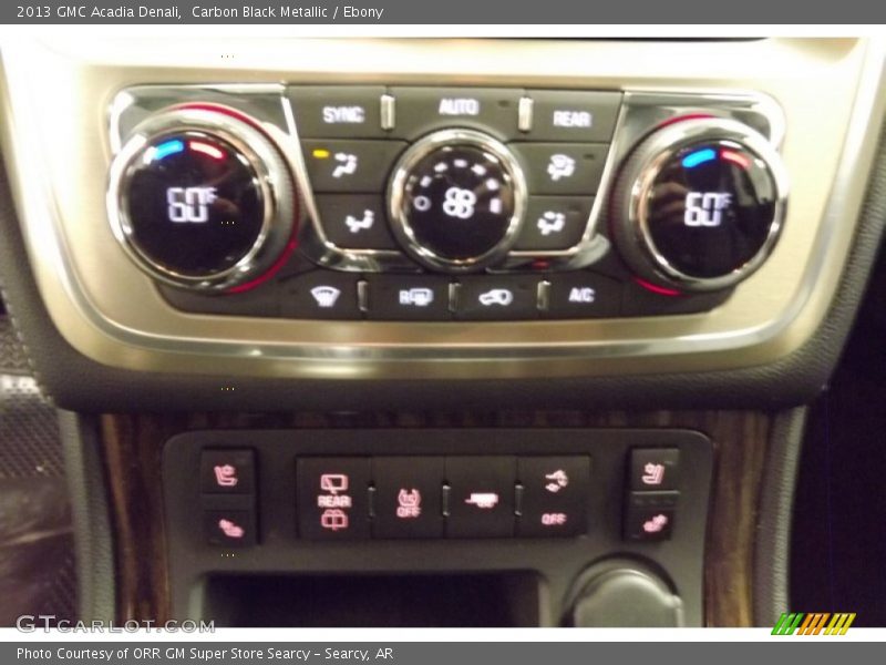 Carbon Black Metallic / Ebony 2013 GMC Acadia Denali