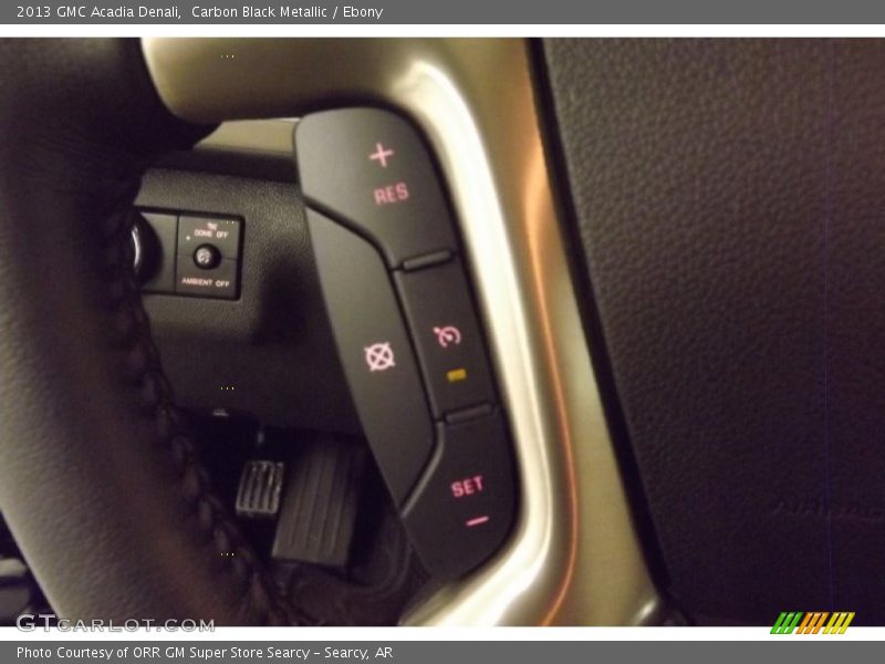 Carbon Black Metallic / Ebony 2013 GMC Acadia Denali
