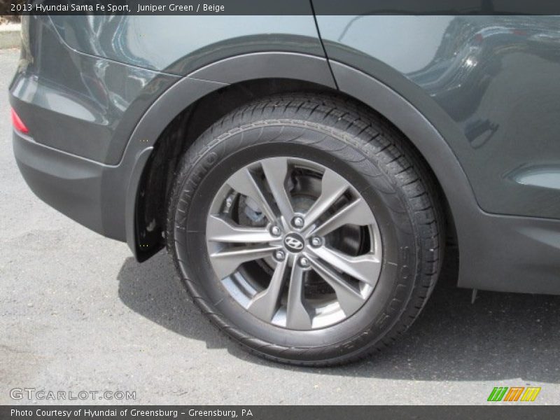 Juniper Green / Beige 2013 Hyundai Santa Fe Sport